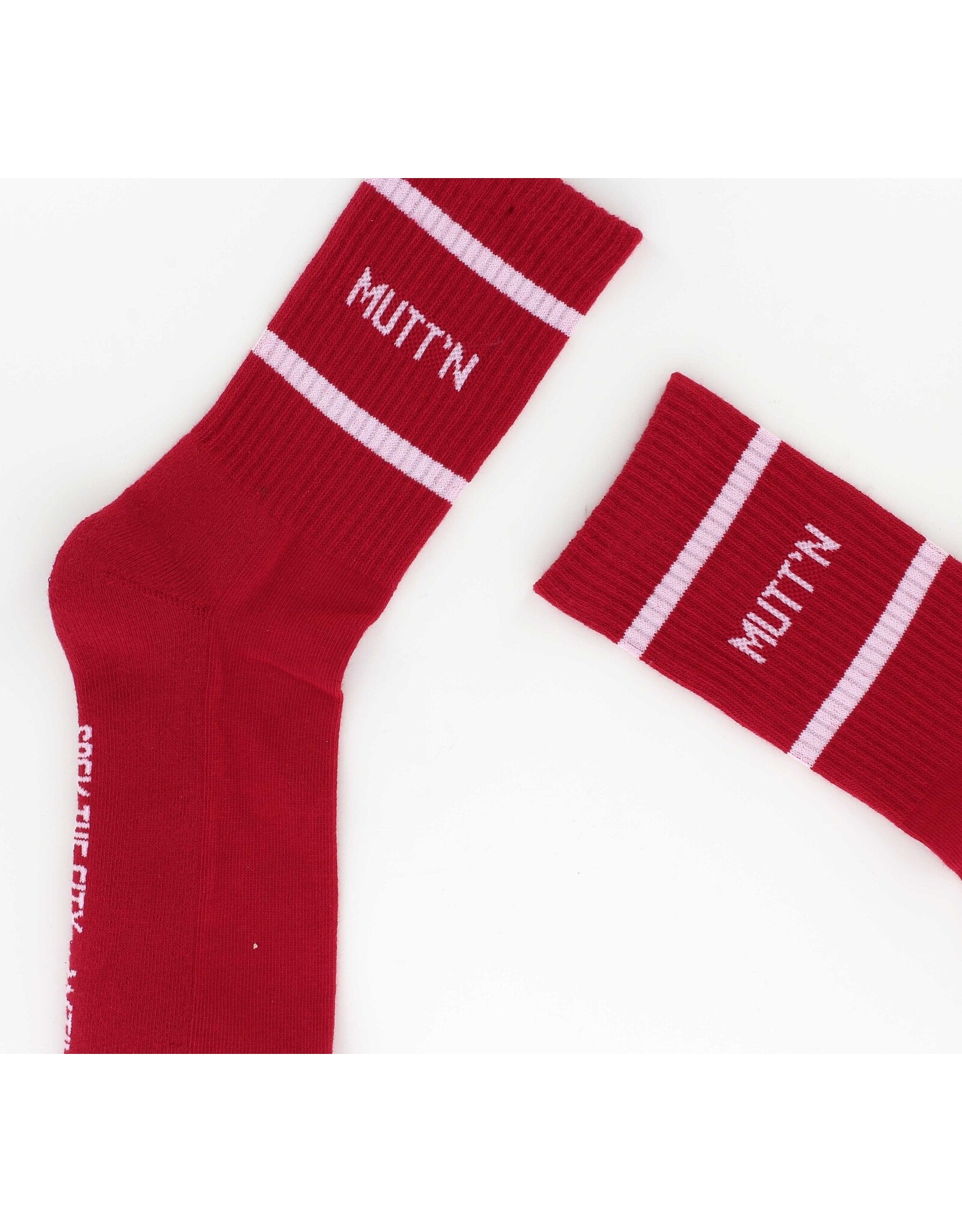 sock the city sportkousen MUTT'N rood one size