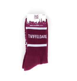 sock the city sportkousen TWIFFELOARE Bordeaux one size