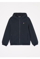 Lyle & Scott Soft shell hooded jacket dark navy