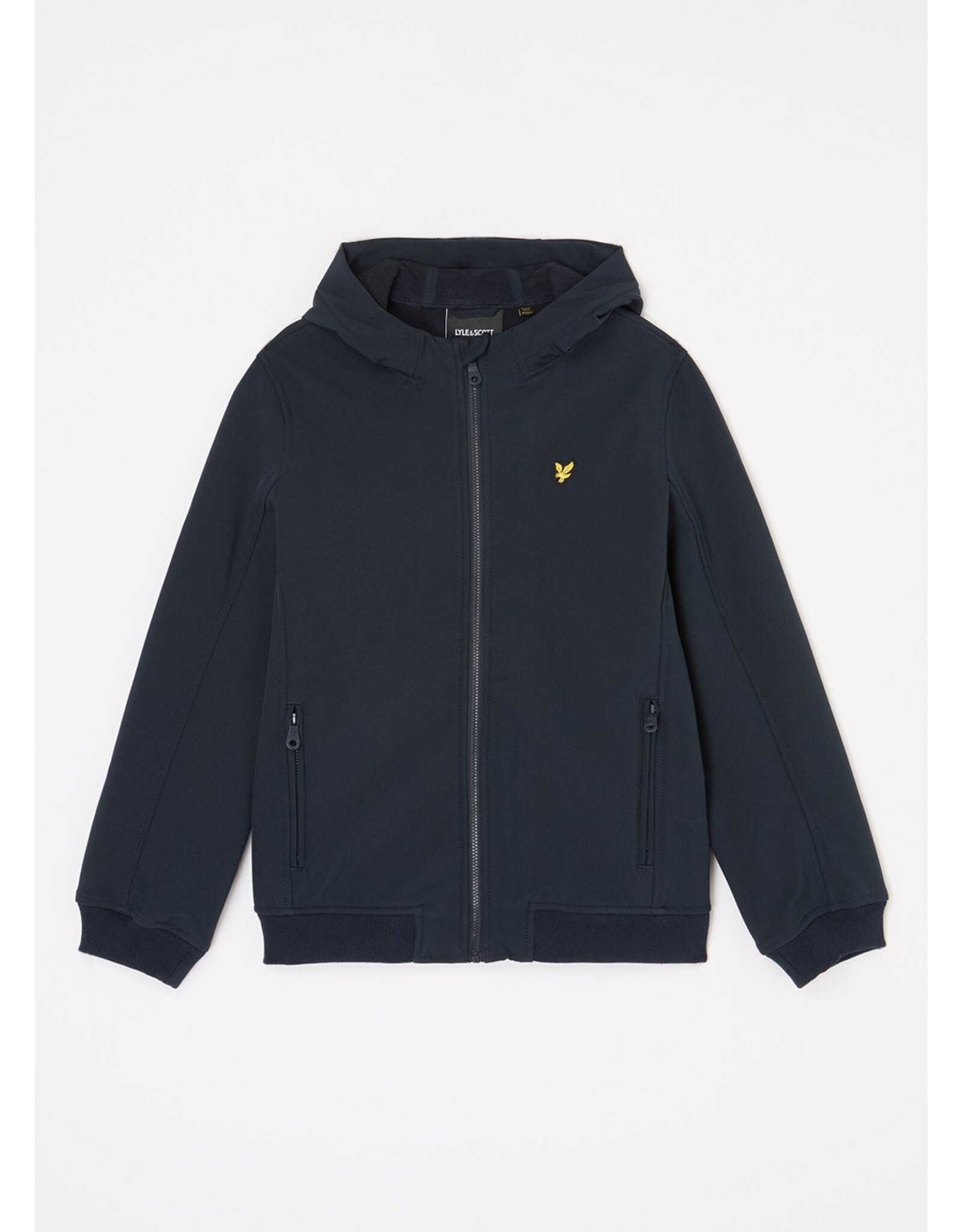 Lyle & Scott Soft shell hooded jacket dark navy