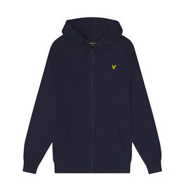 Lyle & Scott hoodie navy rits