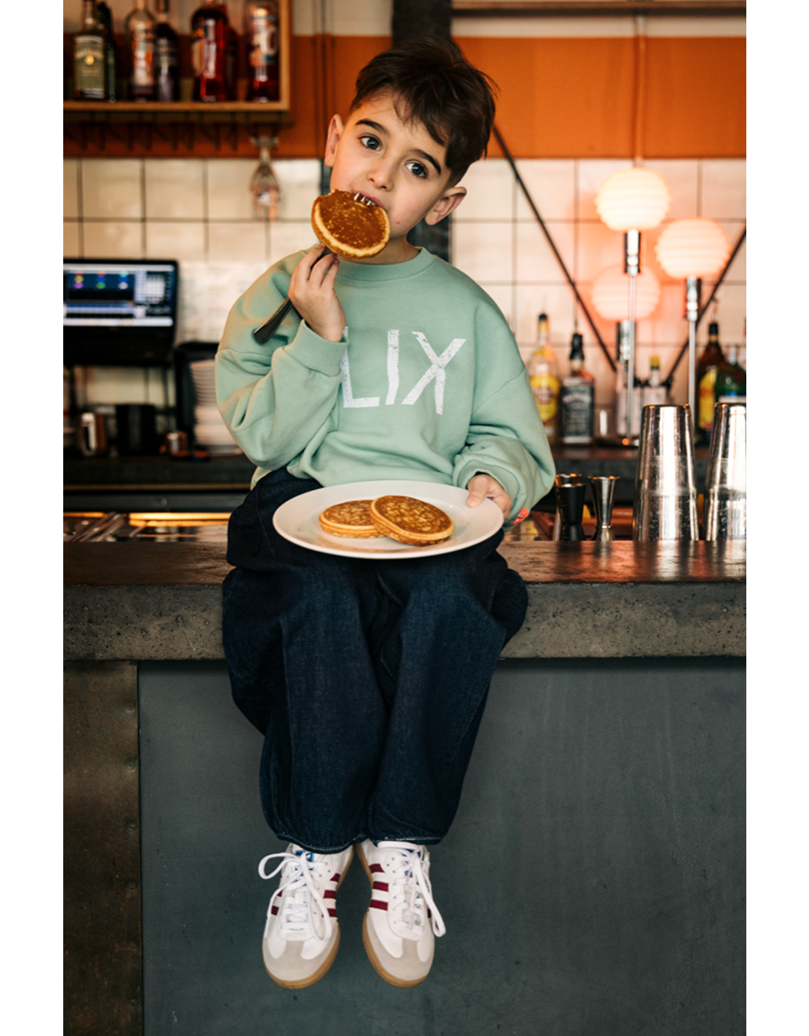 Alix mini sweater world tour ALIX soft jade