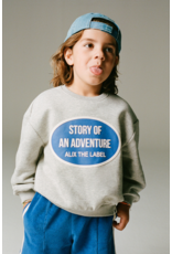 Alix mini sweater soft grey melange story of an adventure
