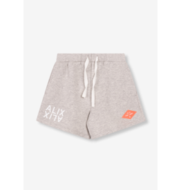 Alix mini sweat shorts soft grey melange