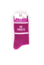 sock the city sportkousen GIE PRENTE fuchsia one size
