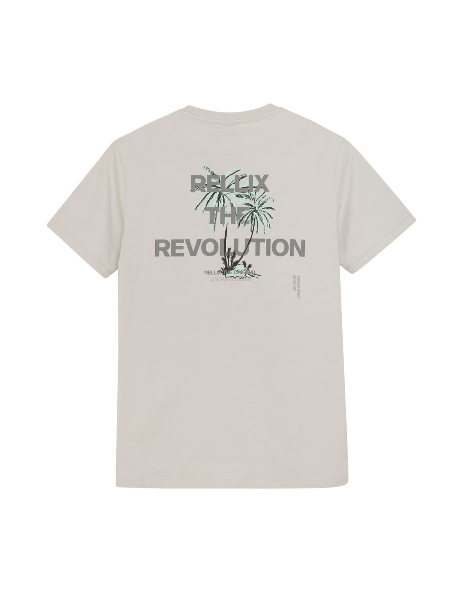 Rellix t-shirt l.grijs rellix the revolution