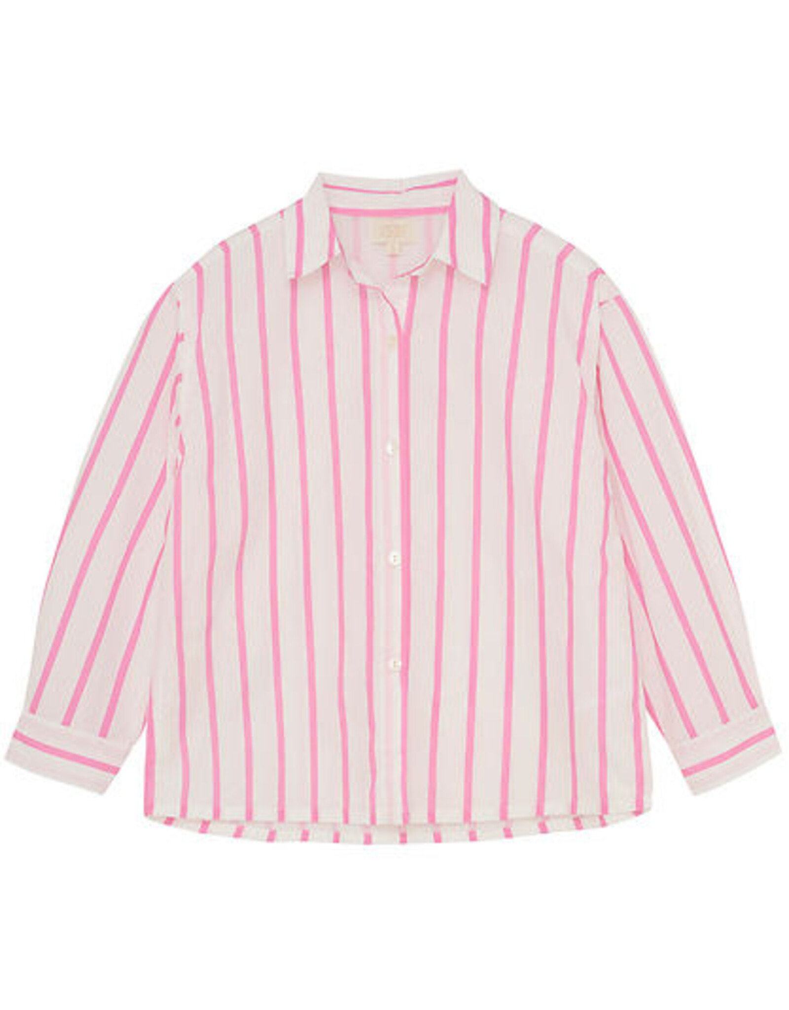 creamie blouse wit roze gestreept