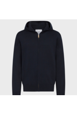 Grunt John fijne hoodie met rits blauw