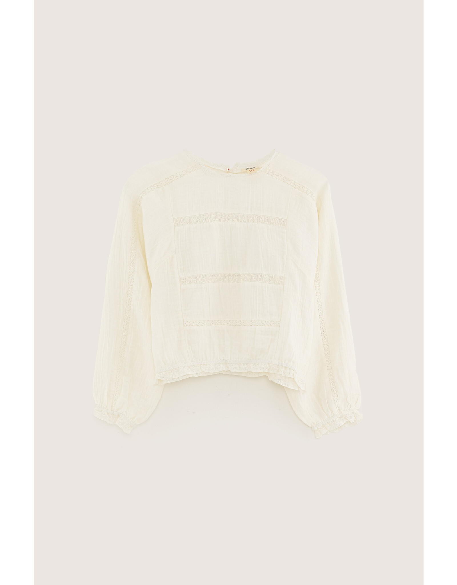 Bellerose Blouse Hiacint ecru kant