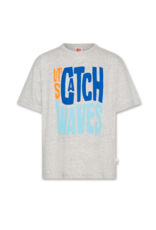 A076 t-shirt grijs let's catch waves
