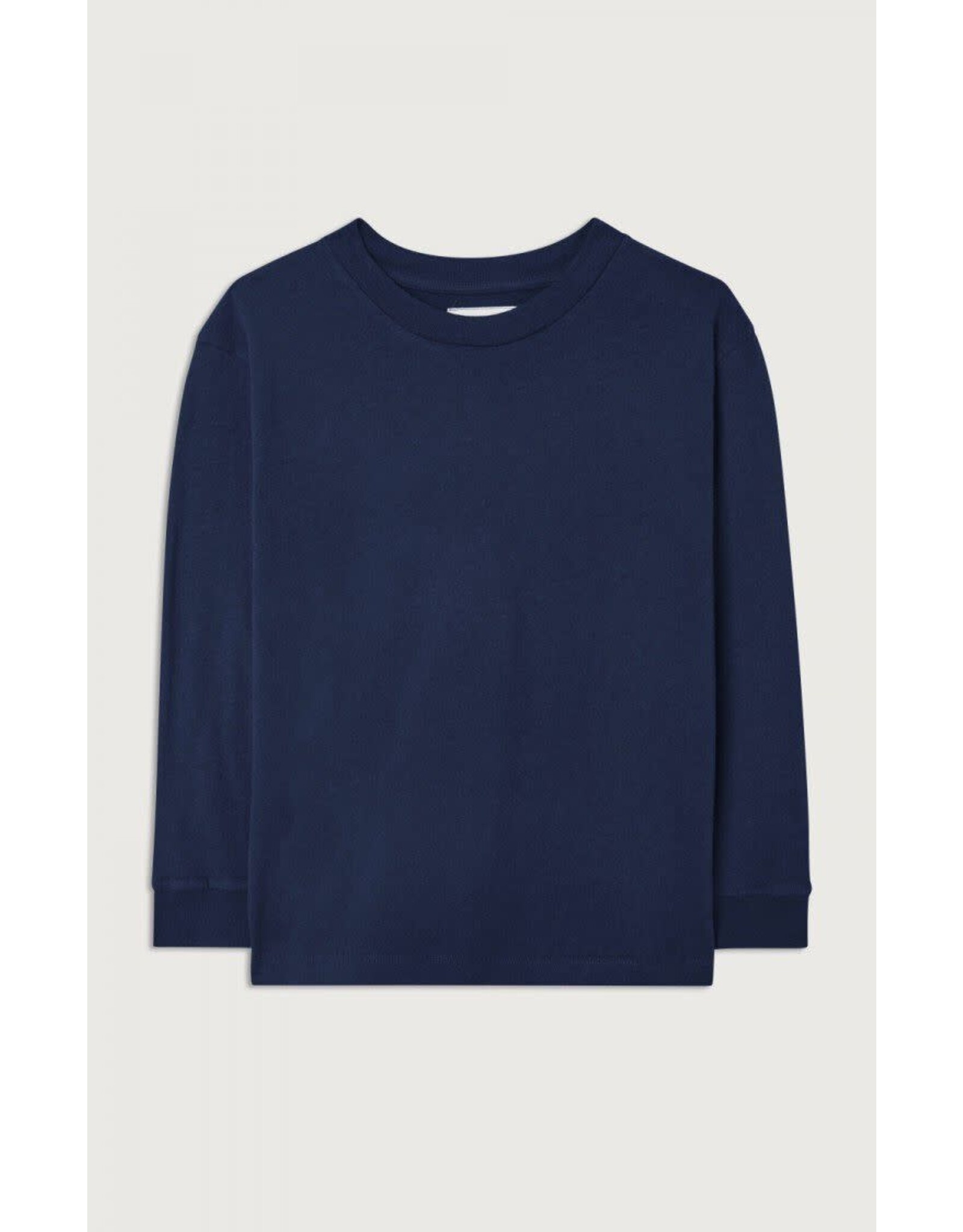 American Vintage T-shirt Gamiypy navy vintage lange mouw