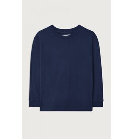 American Vintage T-shirt Gamiypy navy vintage lange mouw