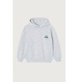 American Vintage hoodie Evona gris clair chine