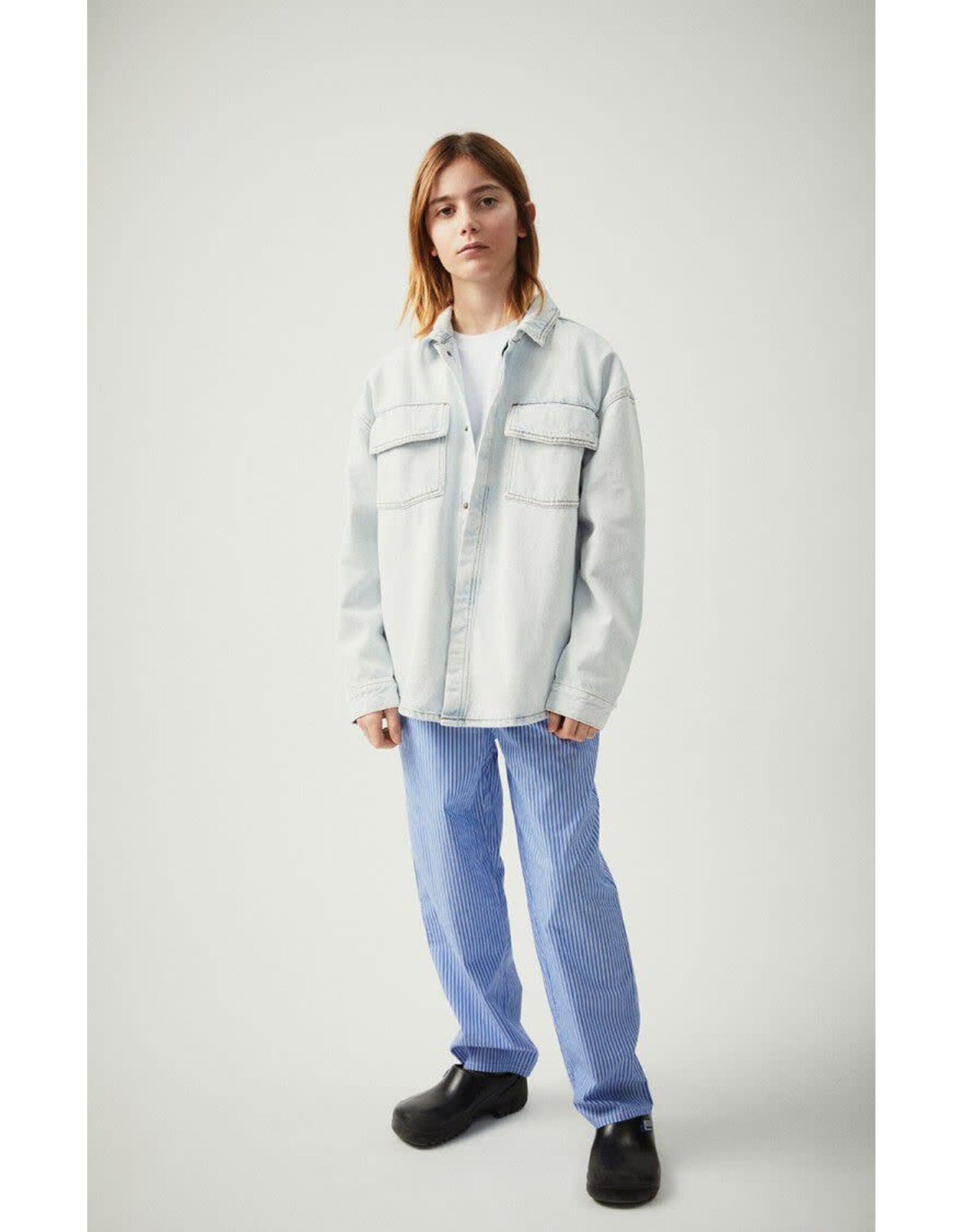 American Vintage jeanshemd Joybird winter bleached