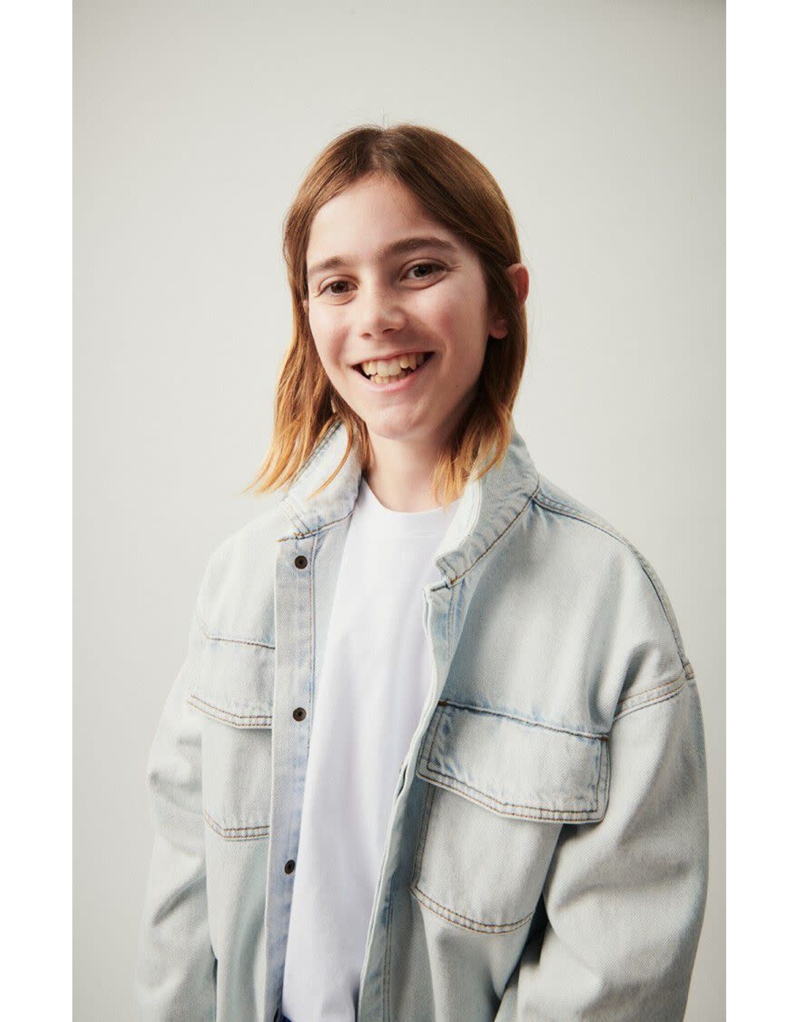 American Vintage jeanshemd Joybird winter bleached