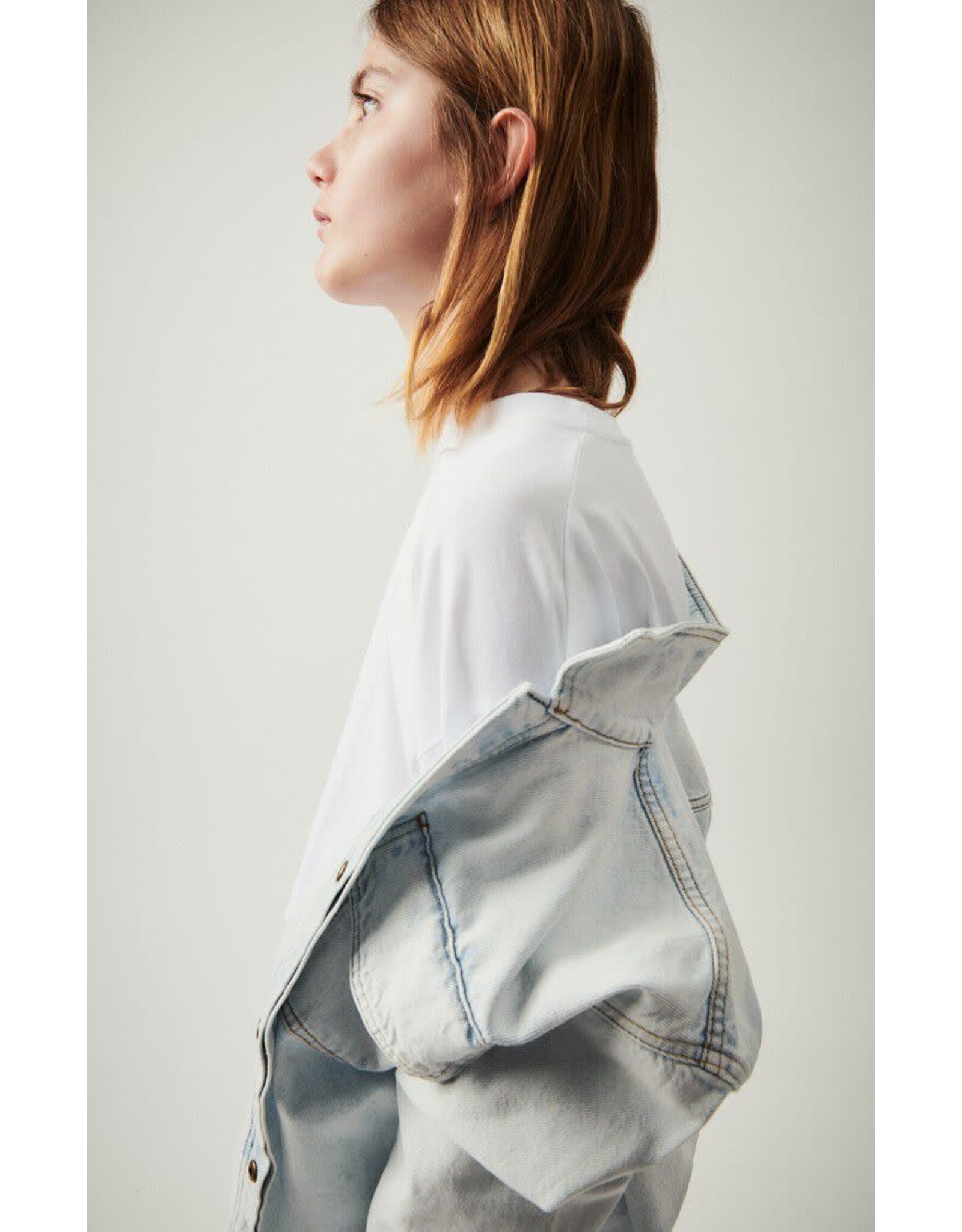 American Vintage jeanshemd Joybird winter bleached