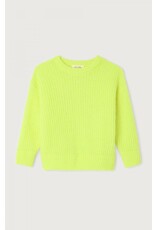 American Vintage gebreide pull East fluo geel