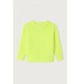 American Vintage gebreide pull East fluo geel