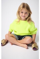 American Vintage gebreide pull East fluo geel