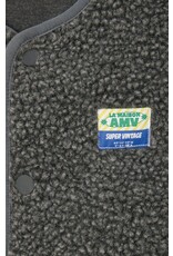American Vintage mouwloze teddy jas Hoktown anthracite