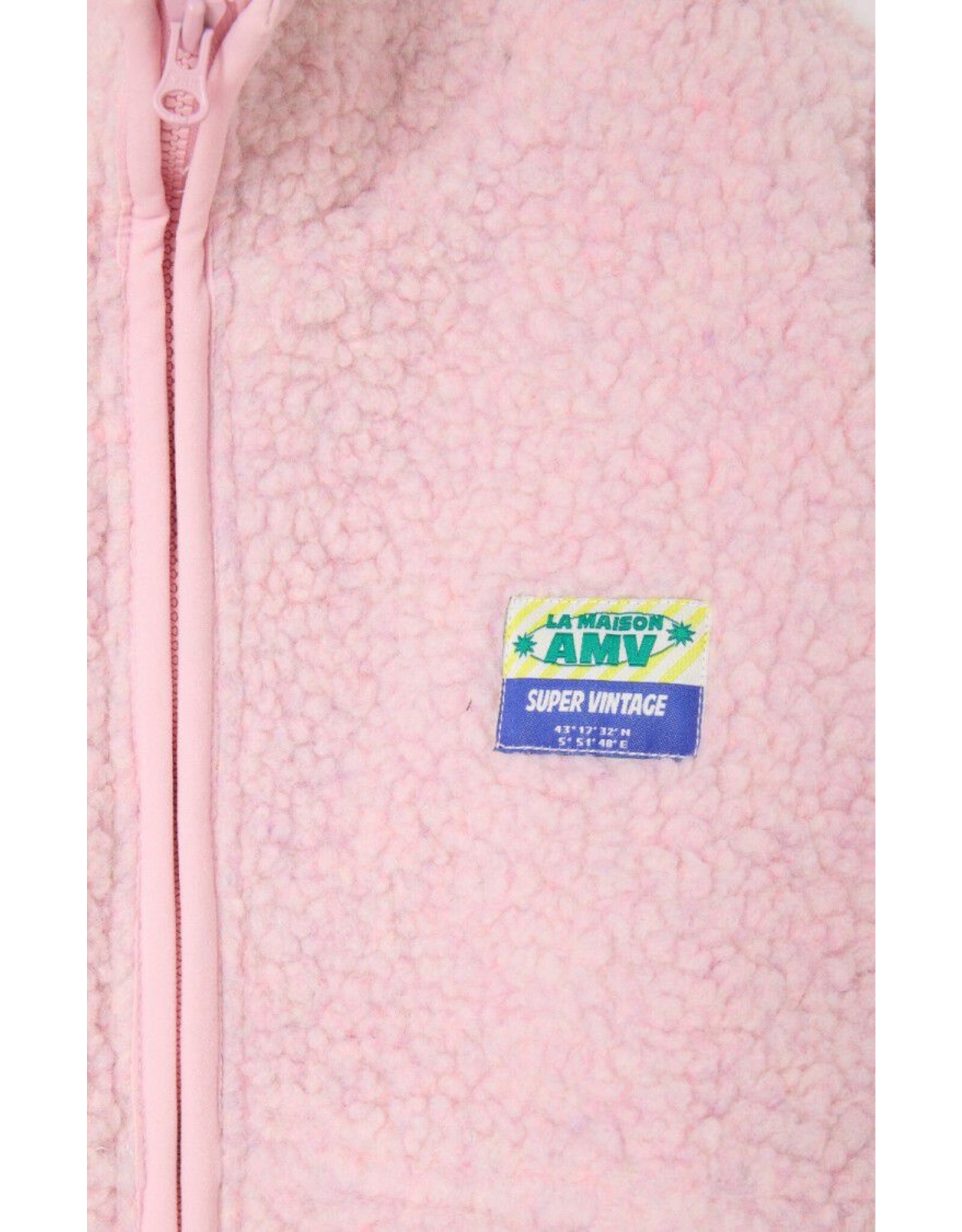 American Vintage teddy jas Hoktown dragee chine