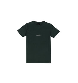 ANTWRP T-shirt logo midden midnight green