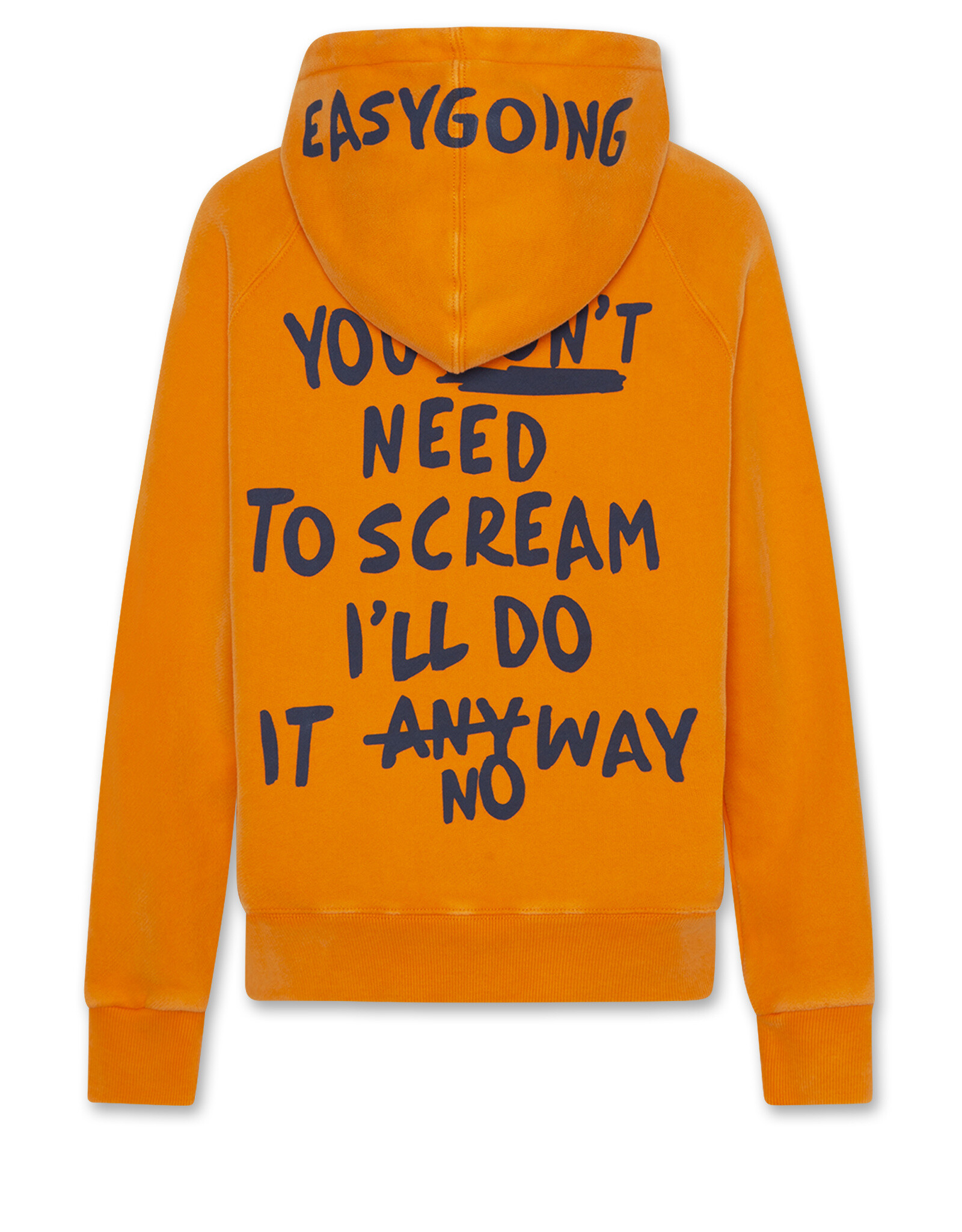 AO76 hoodie Clyde easy going orange