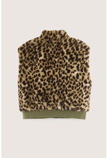 Bellerose bodywarmer kaki beige panter