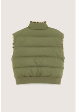 Bellerose bodywarmer kaki beige panter