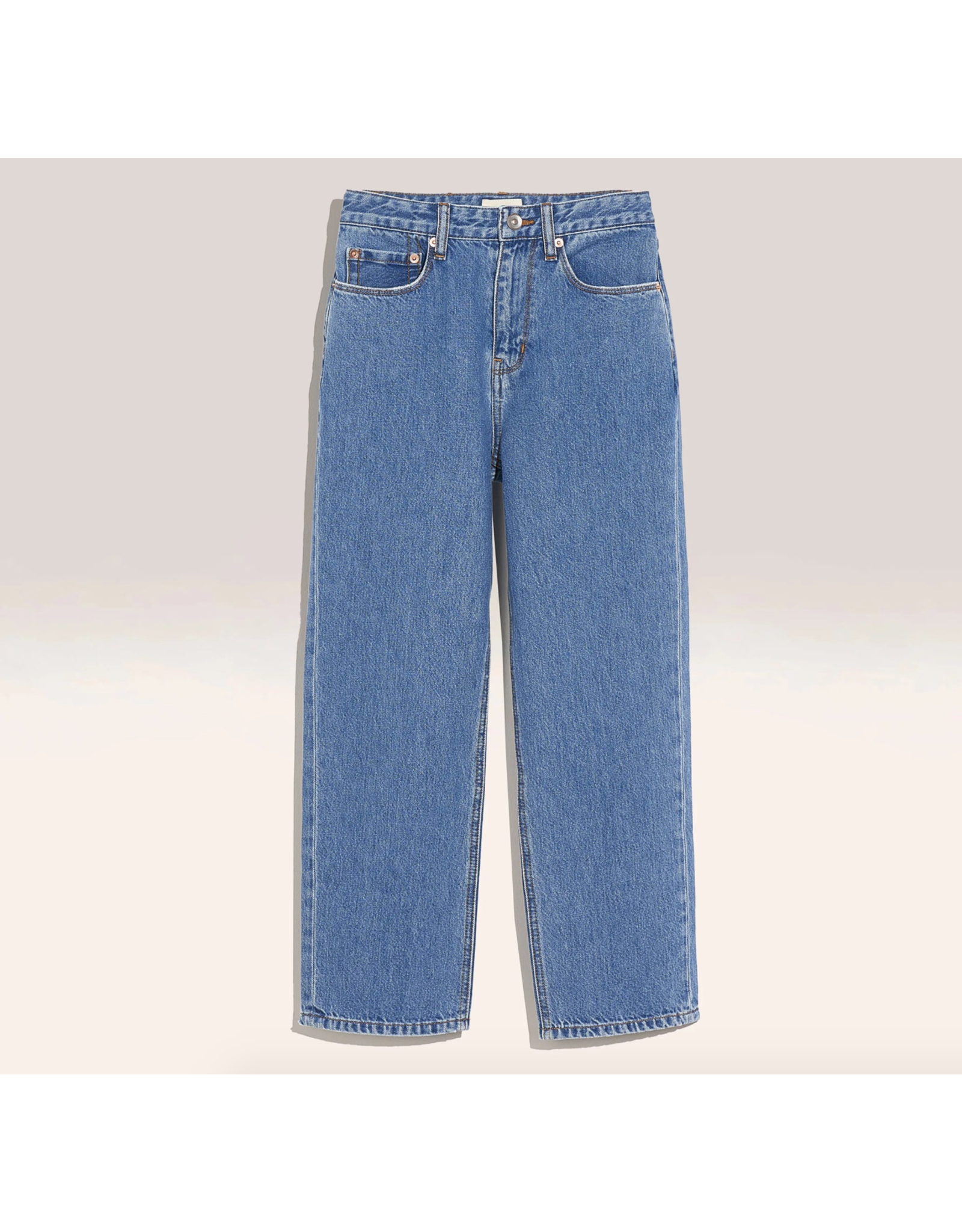 Bellerose jeansbroek wide Peters vintage md blue