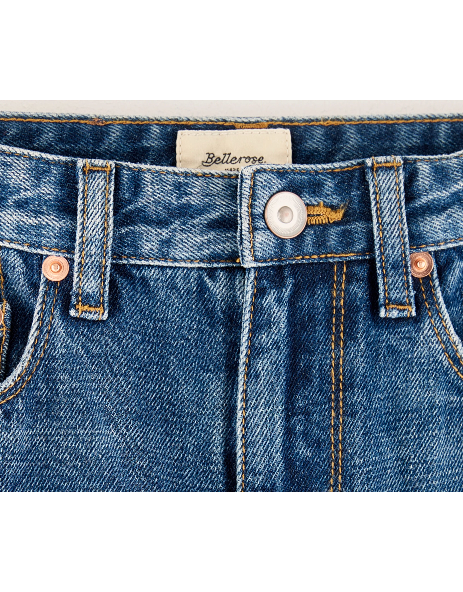 Bellerose jeansbroek wide Peters vintage md blue