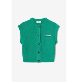 Le temps des cérises mouwloos gilet green lake Davidgi