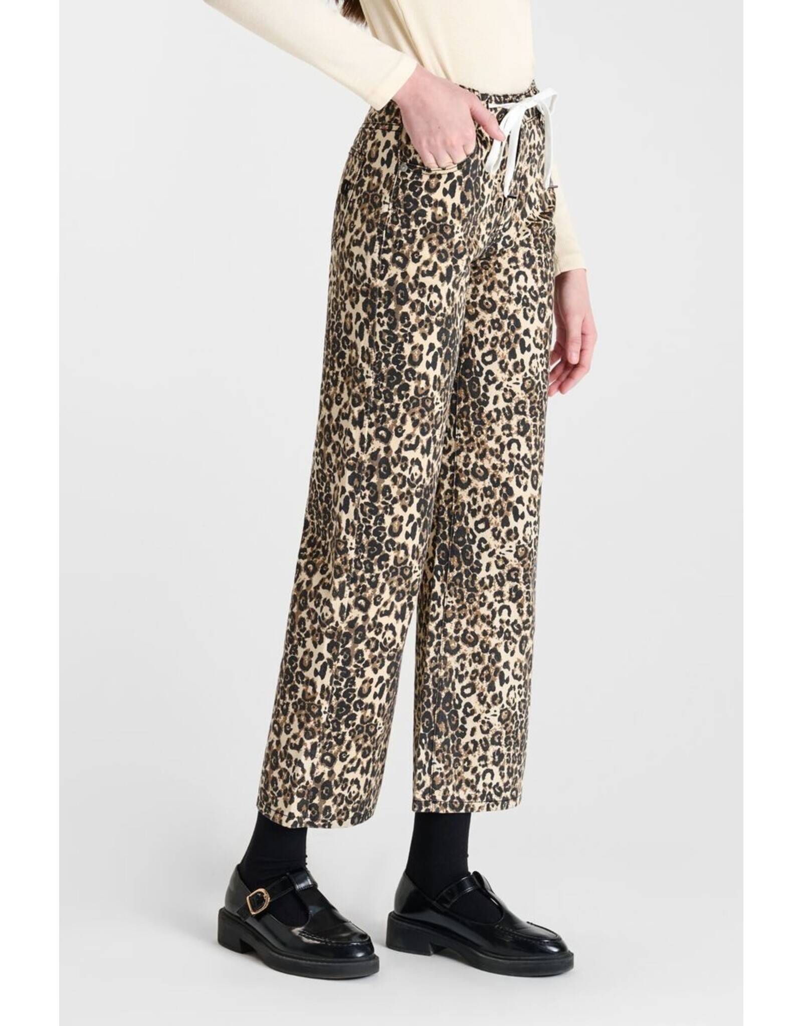 Le temps des cérises wijde broek Arasgi leopard