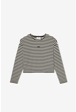 Le temps des cérises t-shirt Kinagi gestreept zwart wit