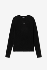 Le temps des cérises pull Stefygi ribbel black