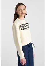 Le temps des cérises sweater ecru logo panter
