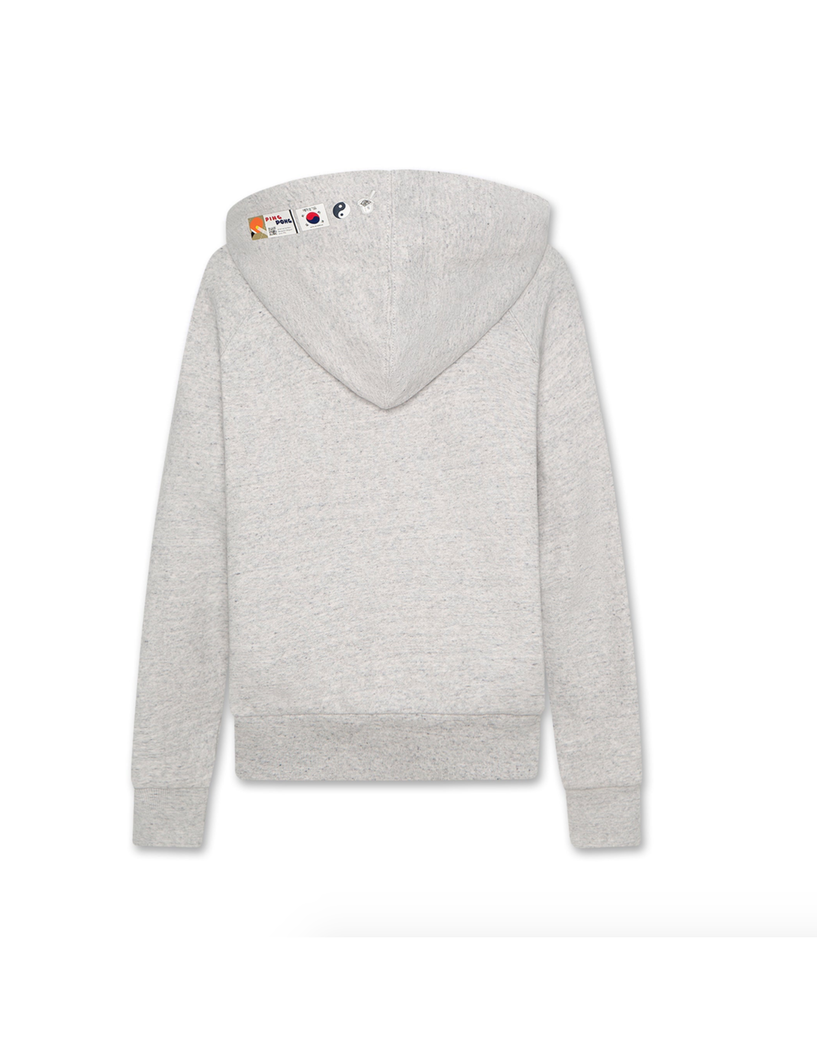 A076 hoodie Clyde grijs