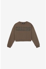 Le temps des cérises sweater chocolat logo panter