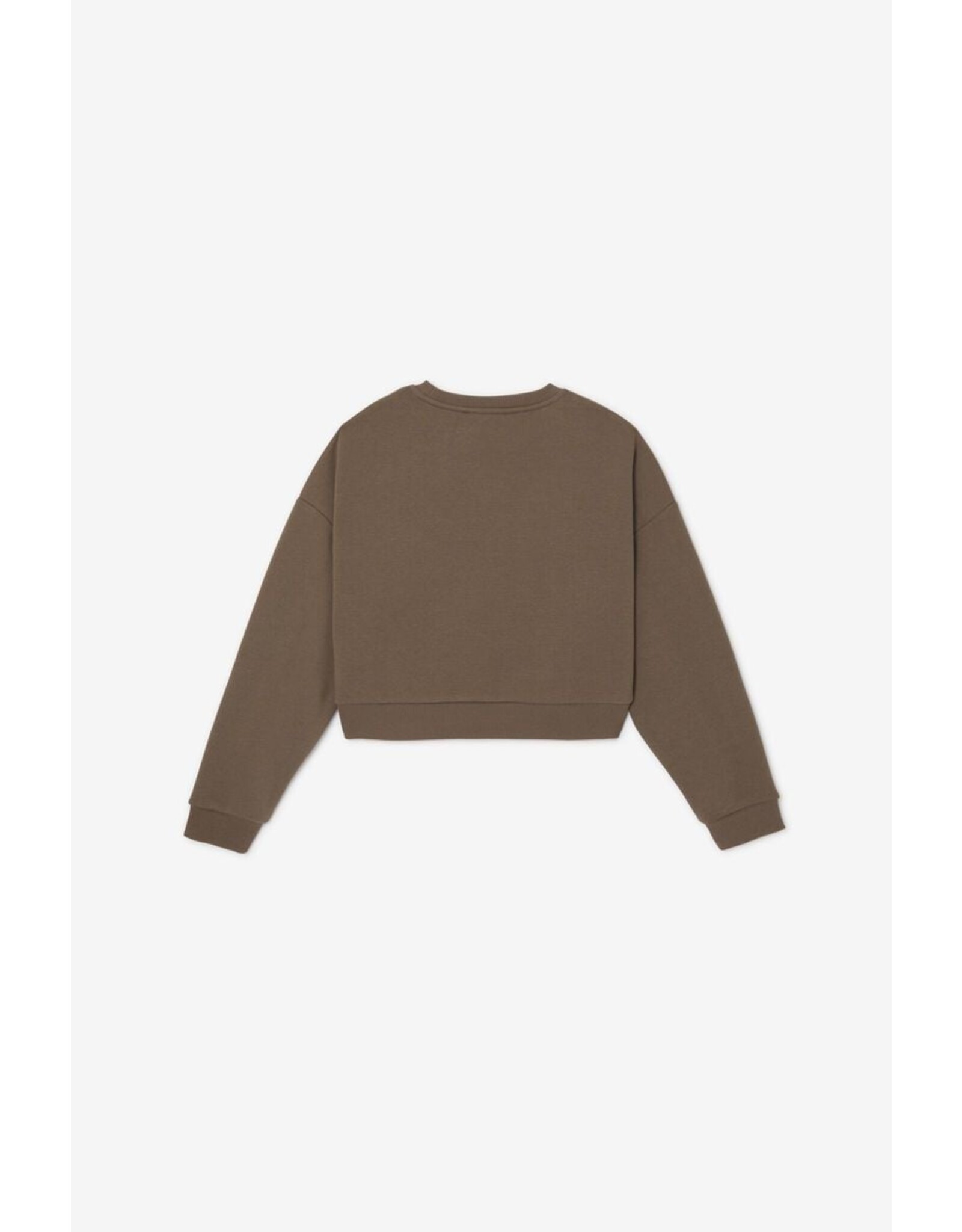 Le temps des cérises sweater chocolat logo panter