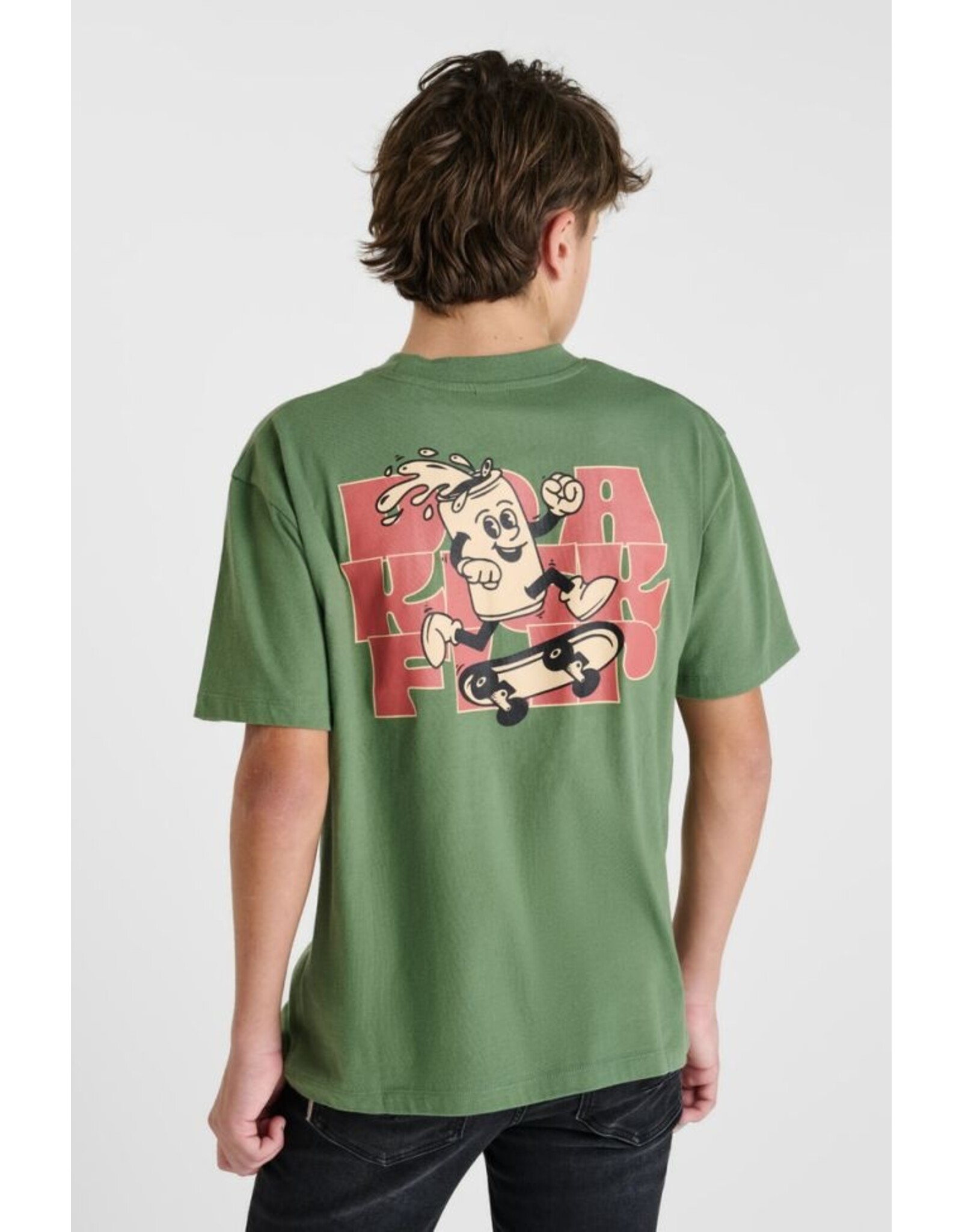 Le temps des cérises t-shirt Tiabo groen logo