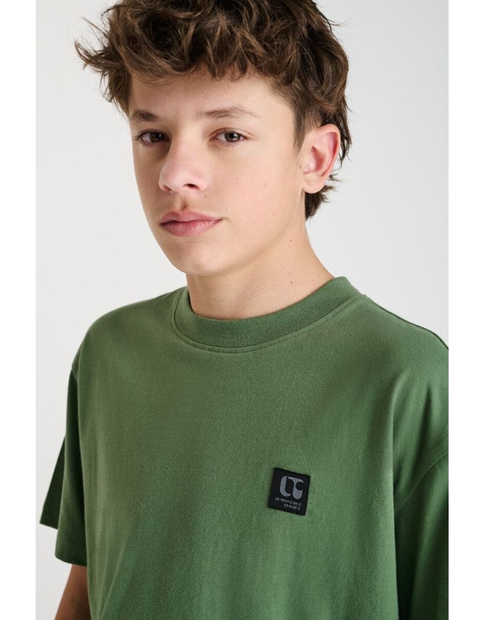 Le temps des cérises t-shirt Tiabo groen logo