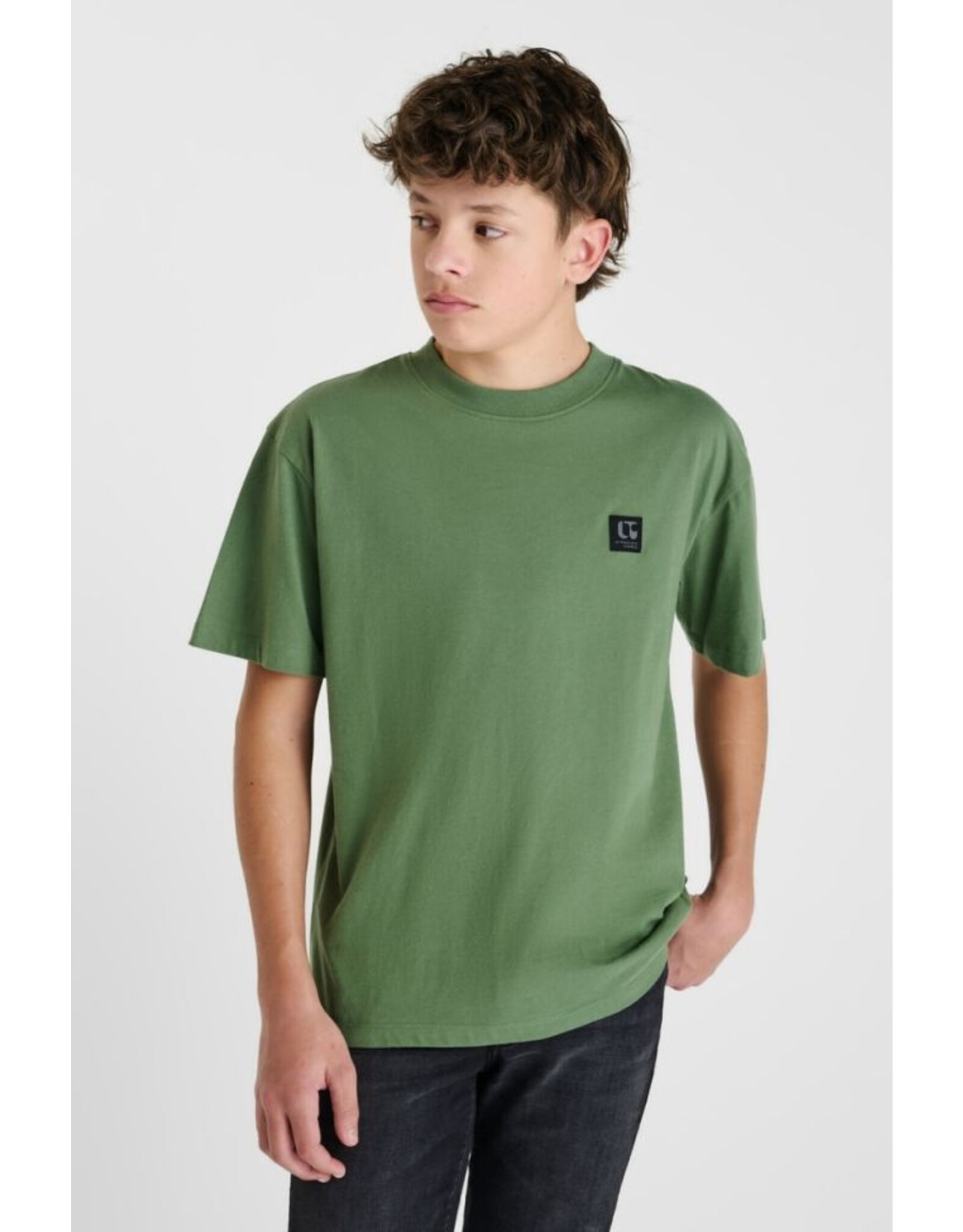 Le temps des cérises t-shirt Tiabo groen logo