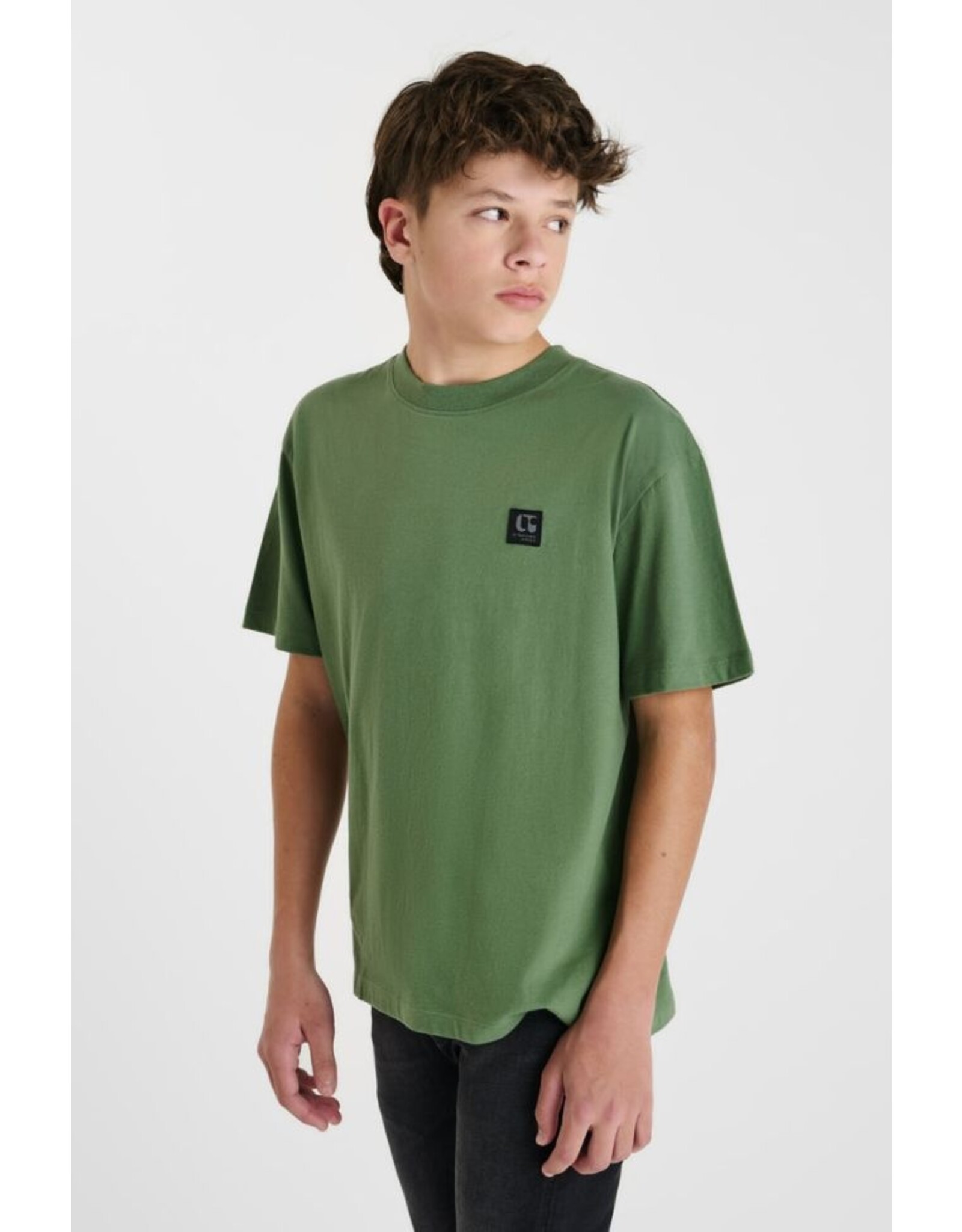 Le temps des cérises t-shirt Tiabo groen logo