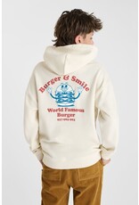 Le temps des cérises hoodie Louibo  burger &smile beige