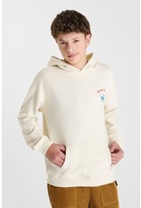 Le temps des cérises hoodie Louibo  burger &smile beige