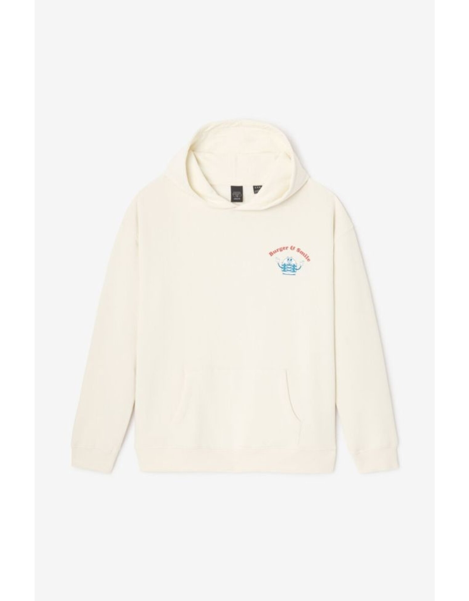 Le temps des cérises hoodie Louibo  burger &smile beige