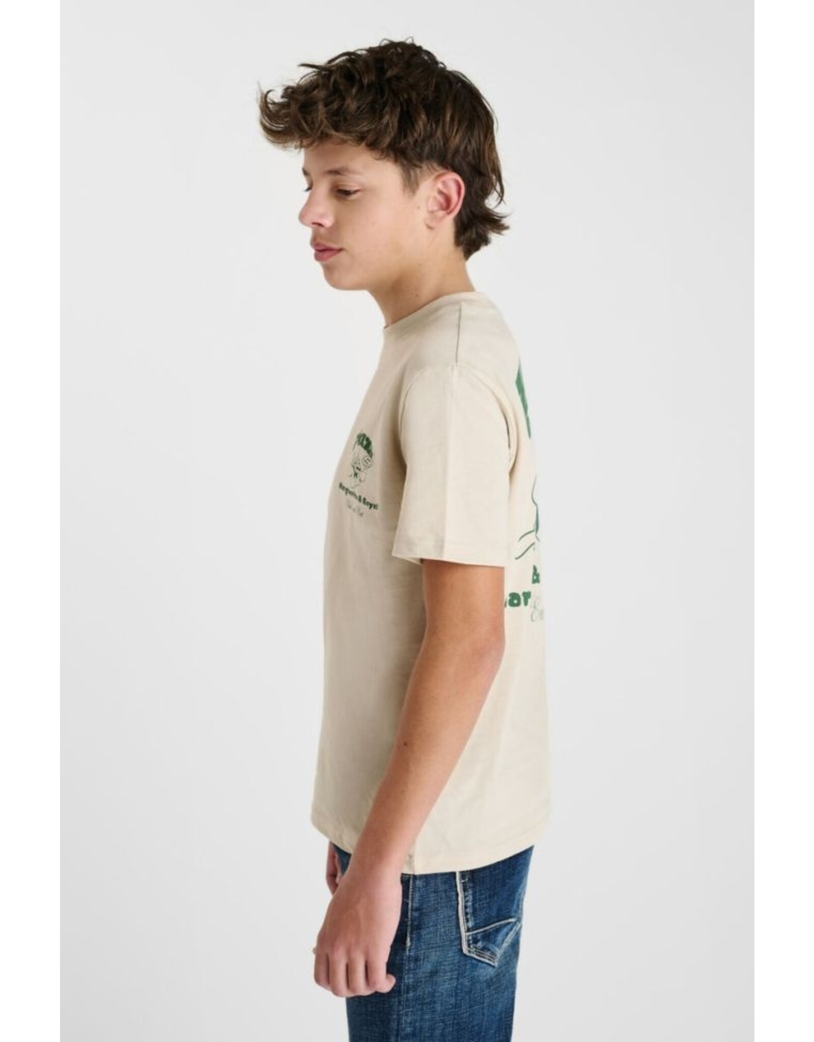 Le temps des cérises t-shirt Romeo beige pizza