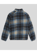 Lyle & Scott jas fleece geruit navy
