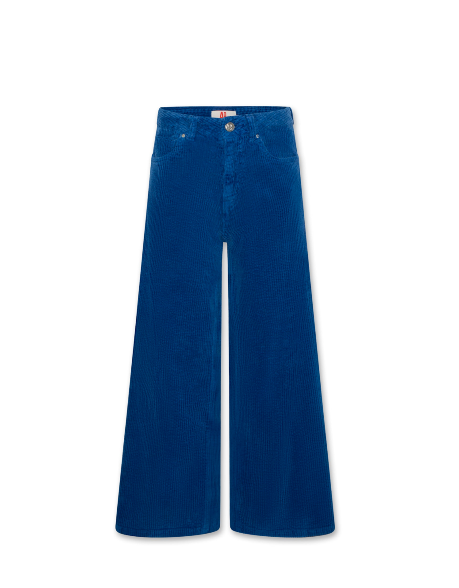 AO76 broek ribfluweel Zina bright blue
