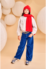 AO76 broek ribfluweel Zina bright blue